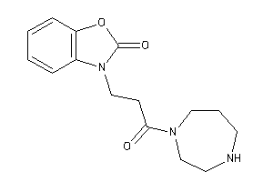 3-[3-(1,4-diazepan-1-yl)-3-keto-propyl]-1,3-benzoxazol-2-one