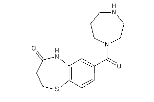 7-(1,4-diazepane-1-carbonyl)-3,5-dihydro-2H-1,5-benzothiazepin-4-one