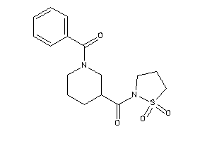 (1-benzoyl-3-piperidyl)-(1,1-diketo-1,2-thiazolidin-2-yl)methanone