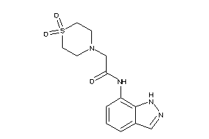 2-(1,1-diketo-1,4-thiazinan-4-yl)-N-(1H-indazol-7-yl)acetamide