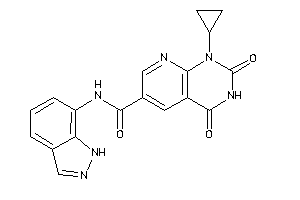 1-cyclopropyl-N-(1H-indazol-7-yl)-2,4-diketo-pyrido[2,3-d]pyrimidine-6-carboxamide