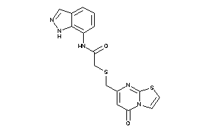 N-(1H-indazol-7-yl)-2-[(5-ketothiazolo[3,2-a]pyrimidin-7-yl)methylthio]acetamide