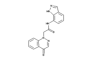 N-(1H-indazol-7-yl)-2-(4-ketocinnolin-1-yl)acetamide