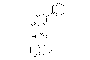 N-(1H-indazol-7-yl)-4-keto-1-phenyl-pyridazine-3-carboxamide