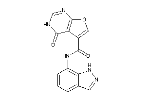 N-(1H-indazol-7-yl)-4-keto-3H-furo[2,3-d]pyrimidine-5-carboxamide