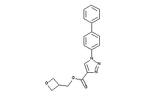 1-(4-phenylphenyl)triazole-4-carboxylic Acid Oxetan-3-ylmethyl Ester