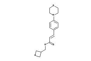 Image of 3-(4-morpholinophenyl)acrylic Acid Oxetan-3-ylmethyl Ester