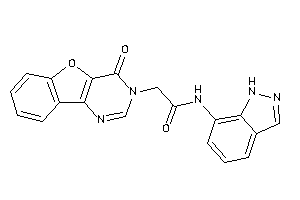 N-(1H-indazol-7-yl)-2-(4-ketobenzofuro[3,2-d]pyrimidin-3-yl)acetamide