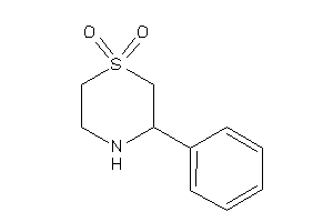 3-phenyl-1,4-thiazinane 1,1-dioxide