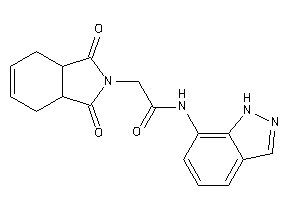 2-(1,3-diketo-3a,4,7,7a-tetrahydroisoindol-2-yl)-N-(1H-indazol-7-yl)acetamide