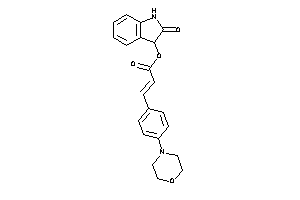 3-(4-morpholinophenyl)acrylic Acid (2-ketoindolin-3-yl) Ester