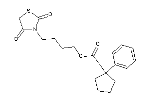 1-phenylcyclopentanecarboxylic Acid 4-(2,4-diketothiazolidin-3-yl)butyl Ester