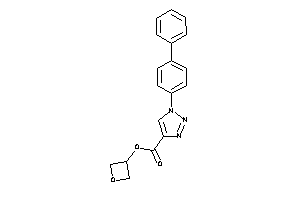 Image of 1-(4-phenylphenyl)triazole-4-carboxylic Acid Oxetan-3-yl Ester