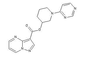 Pyrazolo[1,5-a]pyrimidine-3-carboxylic Acid [1-(4-pyrimidyl)-3-piperidyl] Ester