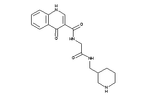 4-keto-N-[2-keto-2-(3-piperidylmethylamino)ethyl]-1H-quinoline-3-carboxamide