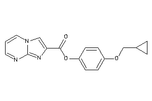 Imidazo[1,2-a]pyrimidine-2-carboxylic Acid [4-(cyclopropylmethoxy)phenyl] Ester