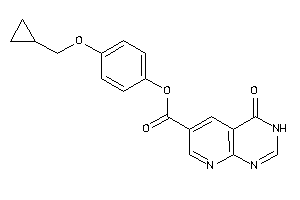 4-keto-3H-pyrido[2,3-d]pyrimidine-6-carboxylic Acid [4-(cyclopropylmethoxy)phenyl] Ester