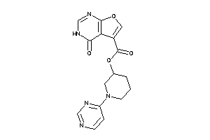 4-keto-3H-furo[2,3-d]pyrimidine-5-carboxylic Acid [1-(4-pyrimidyl)-3-piperidyl] Ester