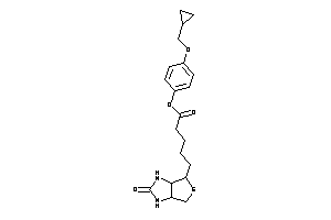 5-(2-keto-1,3,3a,4,6,6a-hexahydrothieno[3,4-d]imidazol-4-yl)valeric Acid [4-(cyclopropylmethoxy)phenyl] Ester