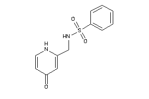 N-[(4-keto-1H-pyridin-2-yl)methyl]benzenesulfonamide