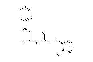 3-(2-keto-4-thiazolin-3-yl)propionic Acid [1-(4-pyrimidyl)-3-piperidyl] Ester