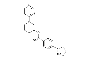 4-(2-pyrazolin-1-yl)benzoic Acid [1-(4-pyrimidyl)-3-piperidyl] Ester