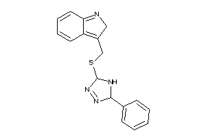 3-[[(5-phenyl-4,5-dihydro-3H-1,2,4-triazol-3-yl)thio]methyl]-2H-indole