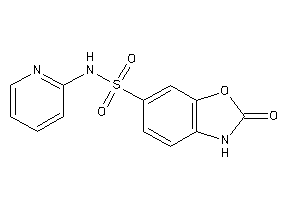 2-keto-N-(2-pyridyl)-3H-1,3-benzoxazole-6-sulfonamide