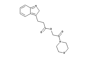 3-(2H-indol-3-yl)propionic Acid (2-keto-2-morpholino-ethyl) Ester