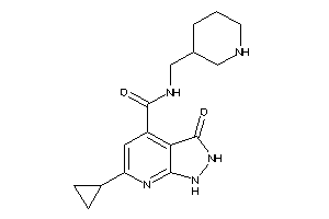 6-cyclopropyl-3-keto-N-(3-piperidylmethyl)-1,2-dihydropyrazolo[3,4-b]pyridine-4-carboxamide