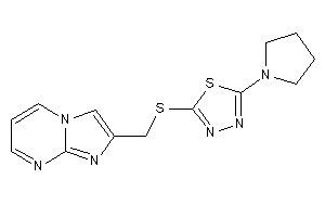 2-(imidazo[1,2-a]pyrimidin-2-ylmethylthio)-5-pyrrolidino-1,3,4-thiadiazole