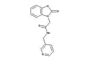 2-(2-keto-1,3-benzoxazol-3-yl)-N-(3-pyridylmethyl)acetamide