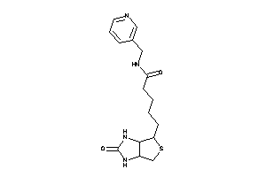 5-(2-keto-1,3,3a,4,6,6a-hexahydrothieno[3,4-d]imidazol-4-yl)-N-(3-pyridylmethyl)valeramide