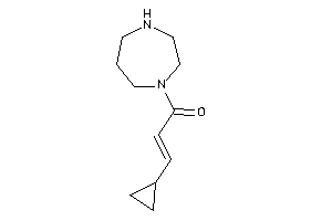 3-cyclopropyl-1-(1,4-diazepan-1-yl)prop-2-en-1-one