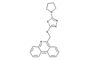 2-(phenanthridin-6-ylmethylthio)-5-pyrrolidino-1,3,4-thiadiazole