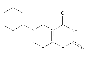 7-cyclohexyl-4,5,6,8-tetrahydro-2,7-naphthyridine-1,3-quinone