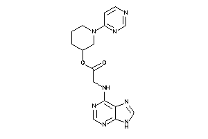 2-(9H-purin-6-ylamino)acetic Acid [1-(4-pyrimidyl)-3-piperidyl] Ester