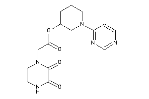 2-(2,3-diketopiperazino)acetic Acid [1-(4-pyrimidyl)-3-piperidyl] Ester