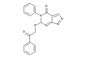 6-(phenacylthio)-5-phenyl-6H-pyrazolo[3,4-d]pyrimidin-4-one