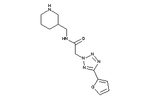 2-[5-(2-furyl)tetrazol-2-yl]-N-(3-piperidylmethyl)acetamide