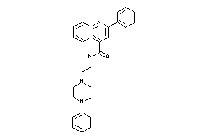 Image of 2-phenyl-N-[2-(4-phenylpiperazino)ethyl]cinchoninamide