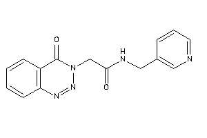 2-(4-keto-1,2,3-benzotriazin-3-yl)-N-(3-pyridylmethyl)acetamide