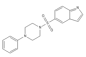 5-(4-phenylpiperazino)sulfonyl-3aH-indole