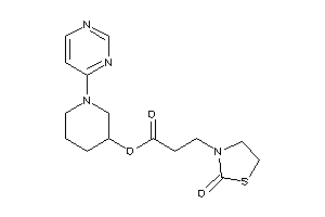 3-(2-ketothiazolidin-3-yl)propionic Acid [1-(4-pyrimidyl)-3-piperidyl] Ester