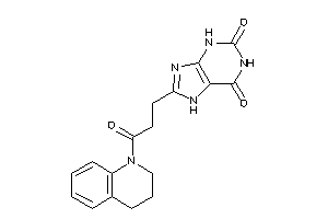 8-[3-(3,4-dihydro-2H-quinolin-1-yl)-3-keto-propyl]-7H-xanthine