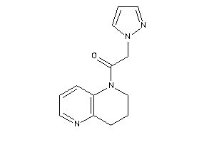1-(3,4-dihydro-2H-1,5-naphthyridin-1-yl)-2-pyrazol-1-yl-ethanone