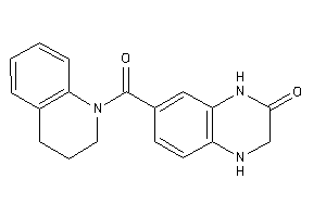 7-(3,4-dihydro-2H-quinoline-1-carbonyl)-3,4-dihydro-1H-quinoxalin-2-one