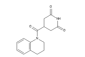 4-(3,4-dihydro-2H-quinoline-1-carbonyl)piperidine-2,6-quinone