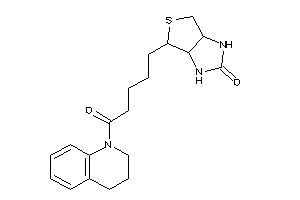 6-[5-(3,4-dihydro-2H-quinolin-1-yl)-5-keto-pentyl]-1,3,3a,4,6,6a-hexahydrothieno[3,4-d]imidazol-2-one