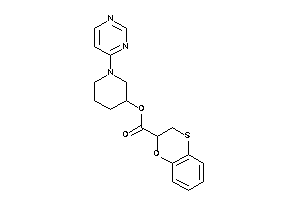 2,3-dihydro-1,4-benzoxathiine-2-carboxylic Acid [1-(4-pyrimidyl)-3-piperidyl] Ester